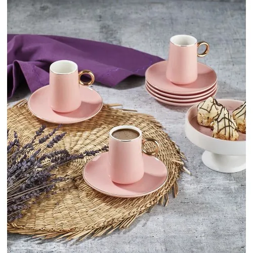 Aryıldız Prestige Pink 6 Personality Coffee Cup Pad