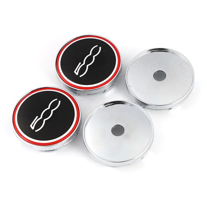 56mm Car Wheel Center Hub Caps Badge Emblem for Fiat 500 Punto Stilo Bravo Ducato Freemont 124 600 Panda Siena Palio 500L 500X