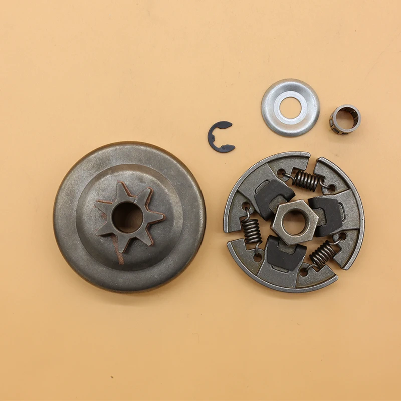 

Клетка подшипника обода звездочки 325 дюйма, 7 зубьев, цепь барабана дюйма, подходит для запчастей для газовой бензопилы STIHL MS250 MS230 MS210 MS 025 023 021