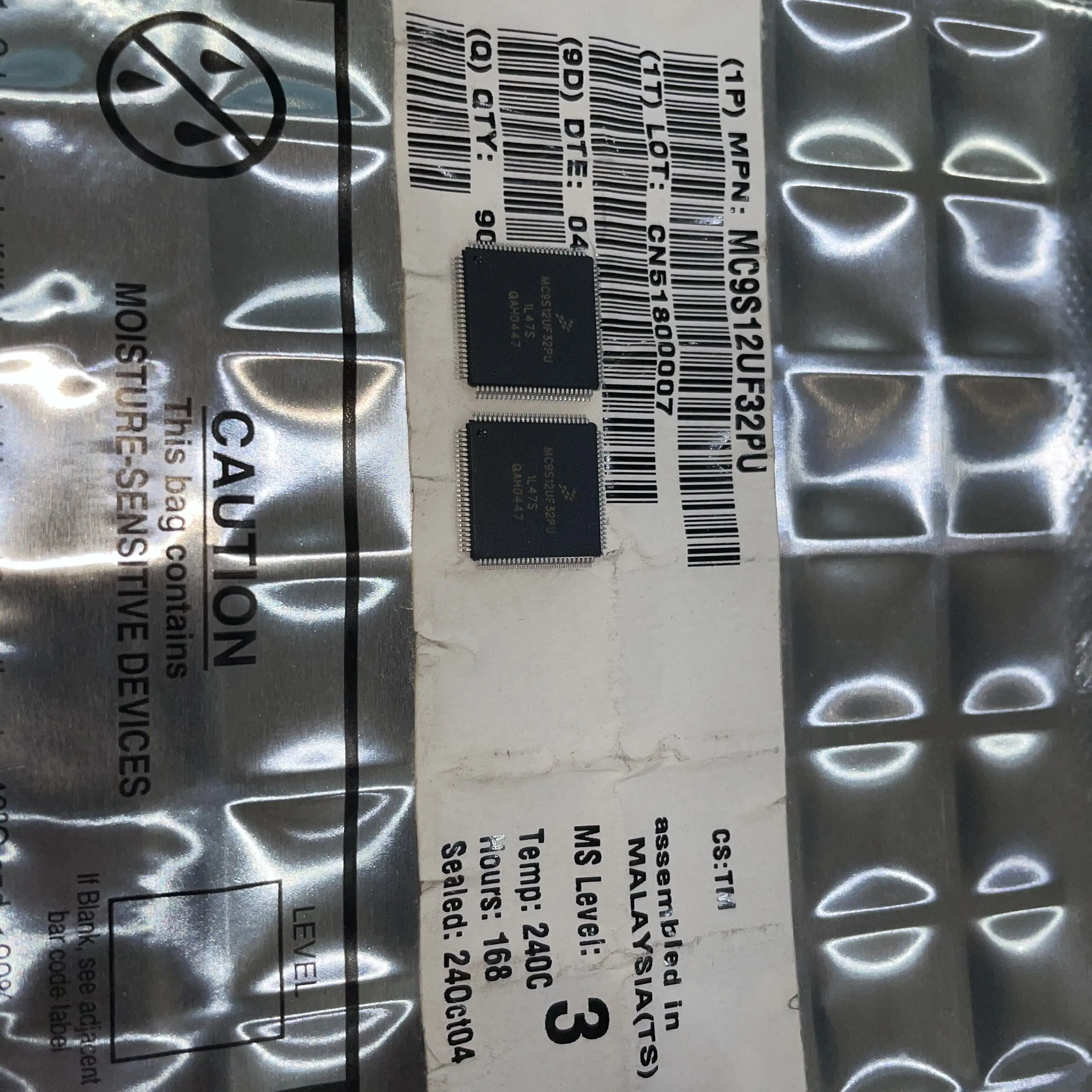 

Qixinruite Совершенно новый оригинальный подлинный MC9S12UF32PU LQFP100 Интегральная микросхема