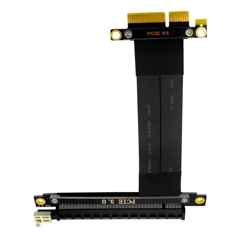 كابل تمديد PCIE Riser PCI Express من 4X إلى 16X ، كابل بطاقة Riser ، مهايئ تمديد PCI-Express ، كابل مرن