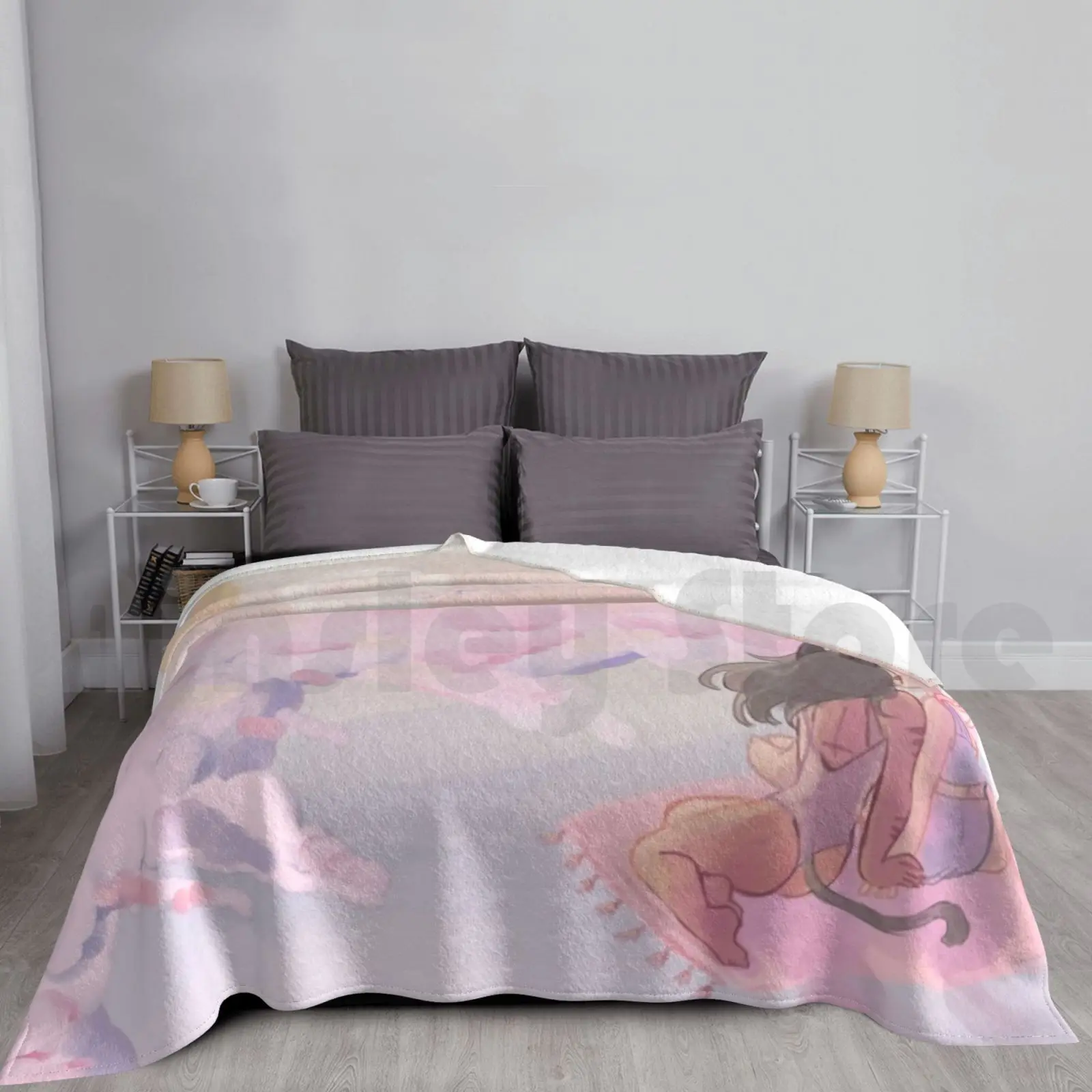Nuvem praia catradora she-ra cobertor para sofá cama viagem nuvens nuvem praia shera spop catradora terno