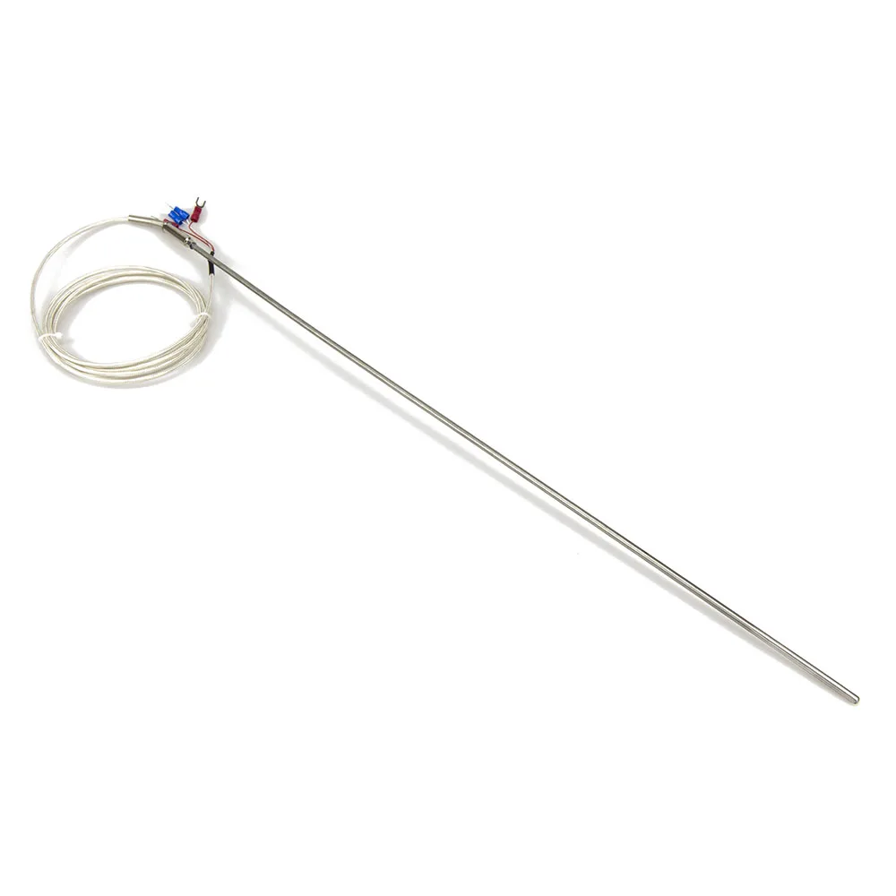 FTARP08 PT100 type 4 wires 2m FEP cable 500mm 316L stainless steel flexible probe sheathed RTD temperature sensor