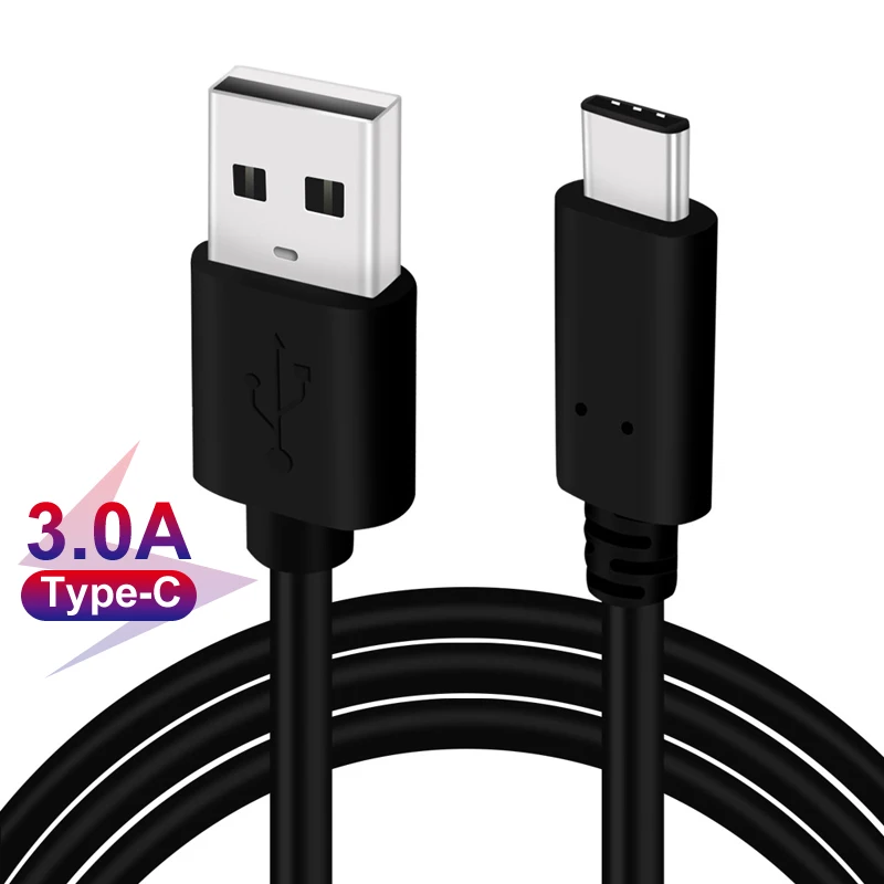 USB Type C Fast Charging Cable for Xiaomi Mi9 9T 8 7 Mi A1 A2 A3 Realme Q X A2 Pro 0.5M/1M/2M Pink Charger for Samsung S9 S8 +