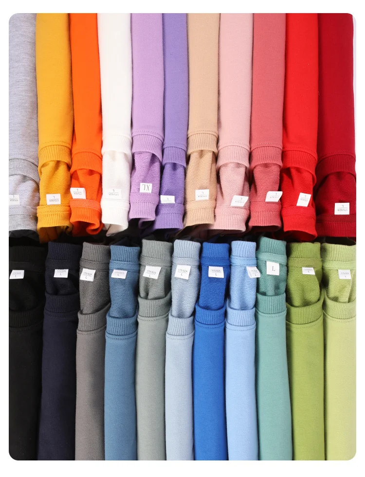 Spring Autumn Womens Sweatshirt 2026 O-neck Solid Harajuku Pullovers Multicolor Casual Cotton Woman Sweatshirts Knit Streetwear