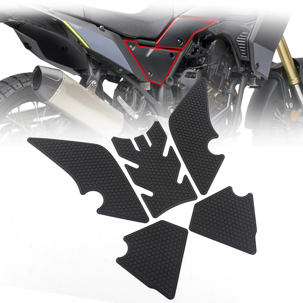 Pegatinas laterales antideslizantes de goma para motocicleta, calcomanías de tanque de combustible, Protector de almohadilla impermeable para YAMAHA Tenere 700 T700 XTZ 700 '19 +