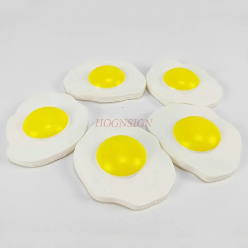 Kindergarten Children Play House Simulation Toys Baby Girl Sun Poached Omelette Model Girls Plastic Food Finished Goods 2021