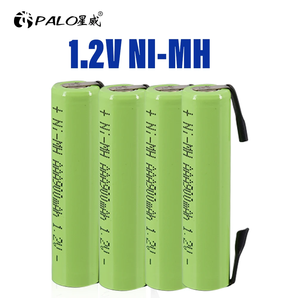 PALO 900mAh AAA Rechargeable Batteries aaa 3A 1.2V Battery For Remote Control Electronic toys LED light Shaver Radio