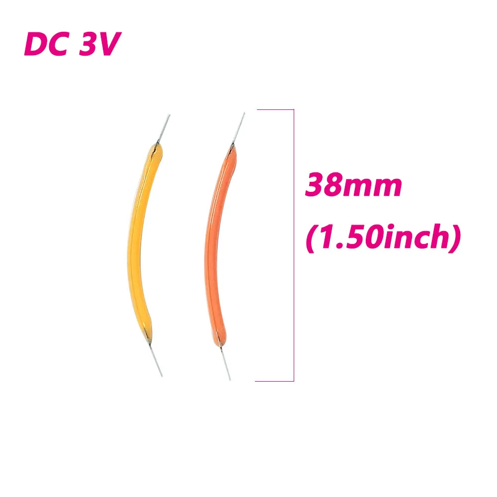 10 adet 3V bükülebilir esnek 38mm yuvarlak ampul DIY model transformatio naccessory LED ampul kırmızı 2200K pembe yeşil mavi