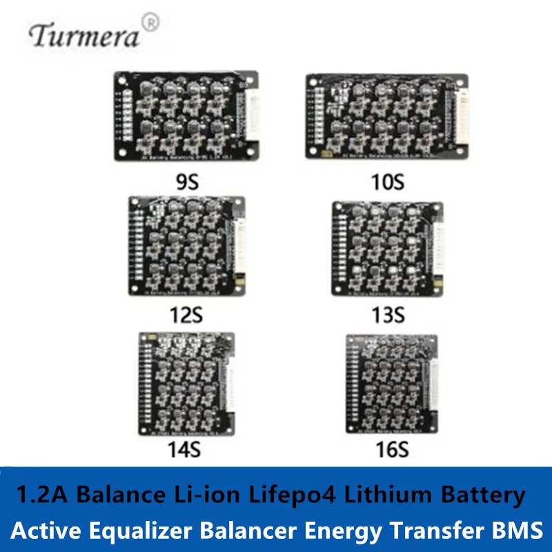 1.2a equilíbrio li-ion lipo lifepo4 lto bateria de lítio ativo equalizador bms transferência de energia bms 3s 4S 6s 7s 10s 16s 17s novo