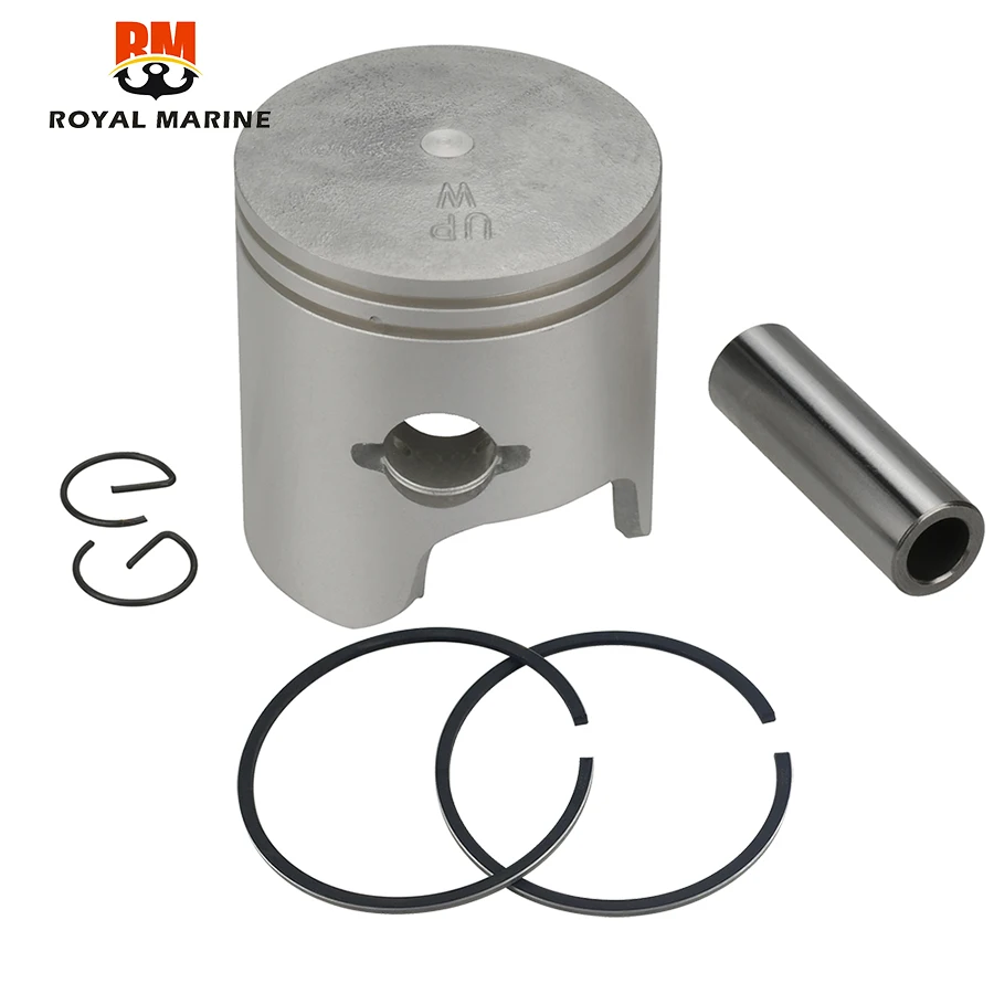 6H4-11631 Piston Kit Std 67MM With Rings 6H4-11610 Replace for Yamaha Outboard Engine 40HP 50HP 6H4-11631-01