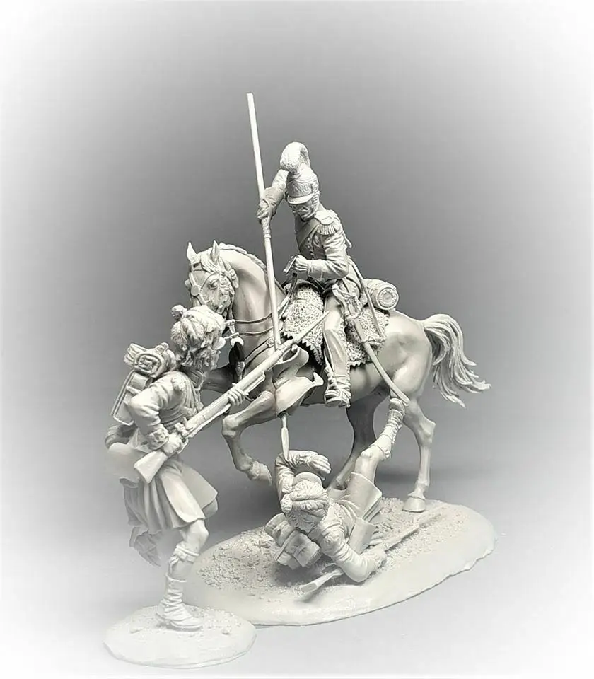 54mm  Resin Model Figure GK，Unassembled and unpainted kit