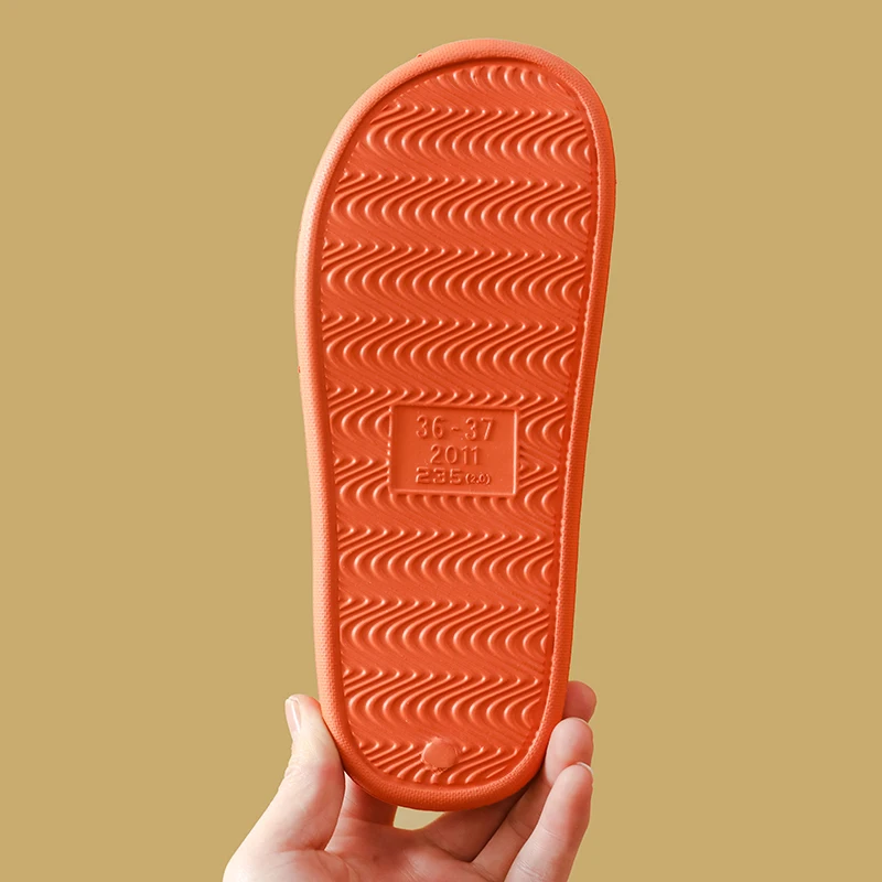 Platform Slippers Women Men Indoor Bathroom Slipper Soft EVA Anti-slip Lovers Home Floor Slides Ladies Summer Shoes Chaussure