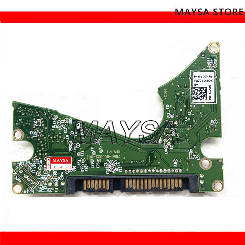 Imagem -02 - Placa de Circuito Impresso Placa Lógica Hdd Pcb de 2060800022000 Rev p2 para Recuperação de Dados de Reparo do Disco Rígido wd 2.5 Sata