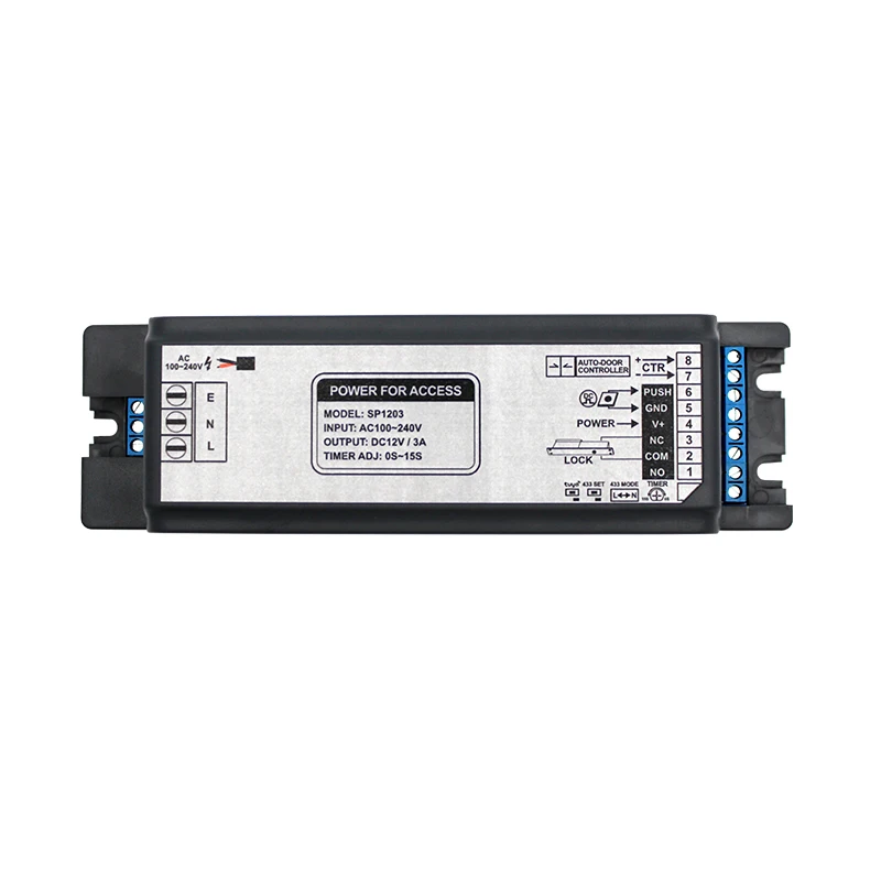Access Control Power Versorgung Transformator Tür Lieferant Adapter Convertor System Maschine DC 12V 3A AC100 ~ 240V