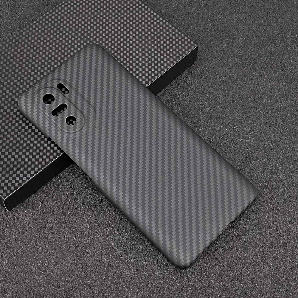 Real Carbon Fiber Phone Case for Xiaomi Redmi K50 K40 Pro Gaming Ultra Thin Anti-fall Carbon Fiber Hard Cover Cases for POCO F3