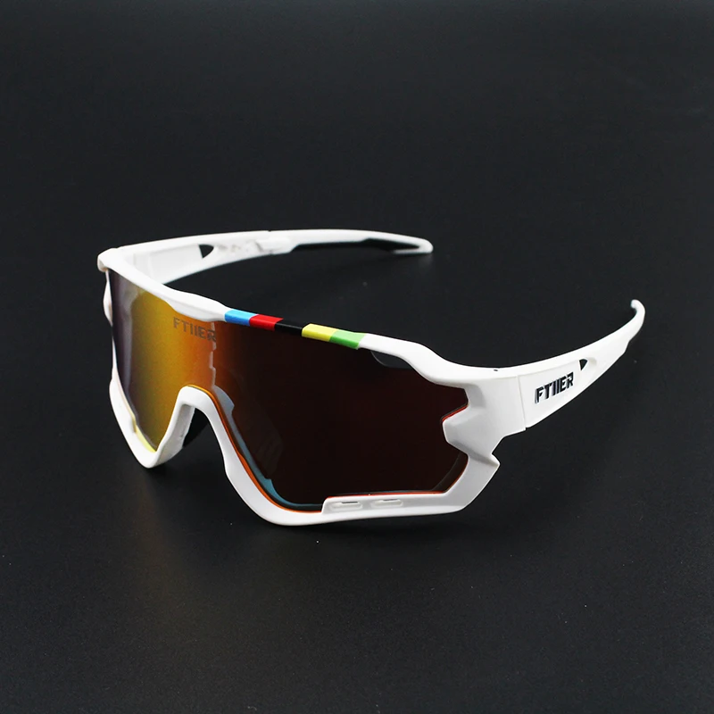 Saoan-Gafas de sol de Ciclismo para hombre y mujer, 4 lentes