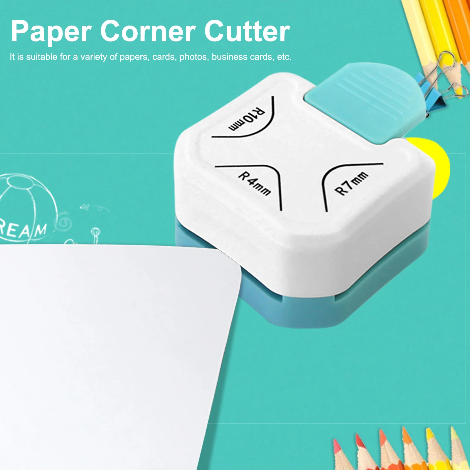 Corner Cutter 3 in 1 Durable Corner Rounder Punch