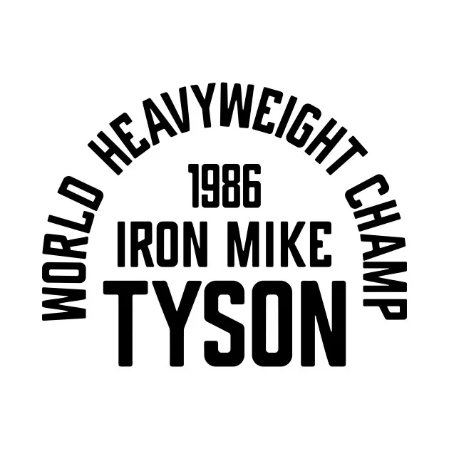 Iron Mike Tyson Boxing Custom Design Men\'s T Shirt World Heavyweight Champ 1986