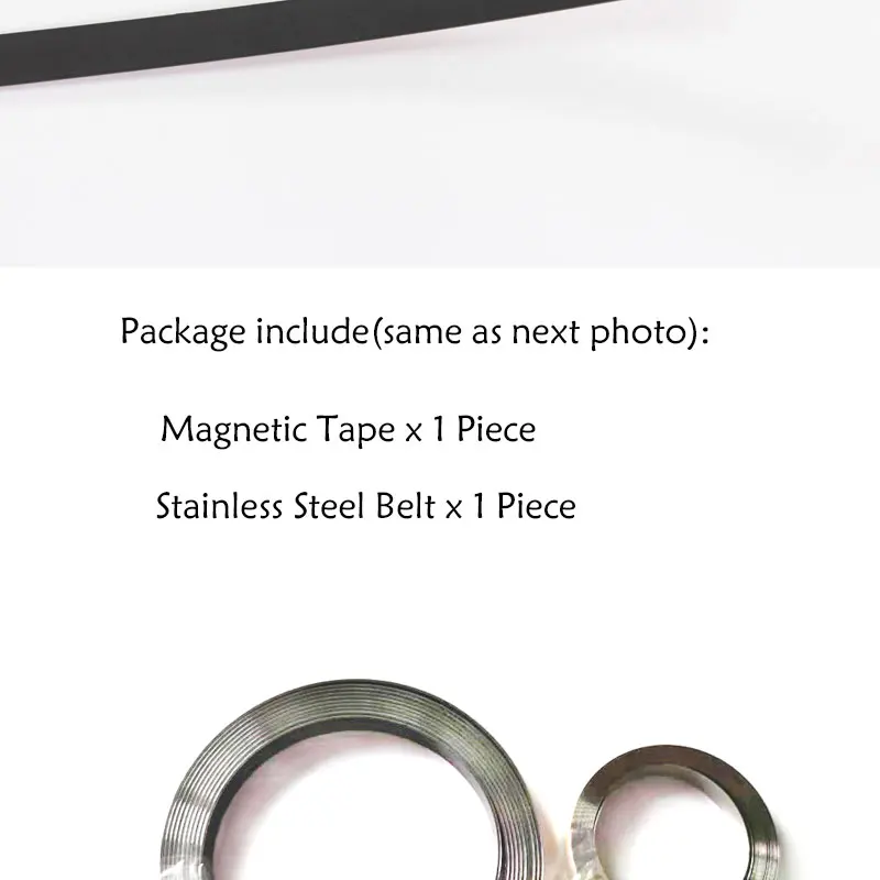 Hochpräzises 5+5mm Magnetband mit 5mm Polabstand für 5µm Magnetsensor Drehmaschinen Holzbearbeitung Steinmaschinen – Detail 8
