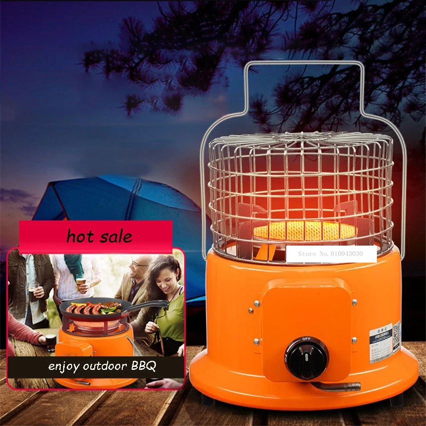 

JH-015 Outdoor Multifunctional Gas Heater Picnic Gas Cooking Stove Camping Warmer Hiking Cooker Household Energy Saving Heater