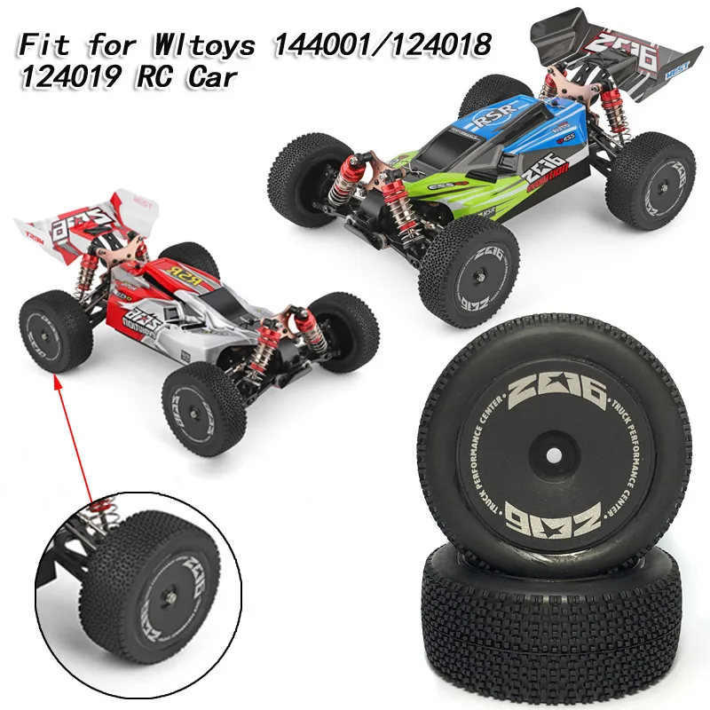 Original Wltoys XK 144001 144010 124018 124019 124017 124016 Front Rear Tires 12 HEX for 1/12 1/14 1/16 RC Off-Road Car Tryes