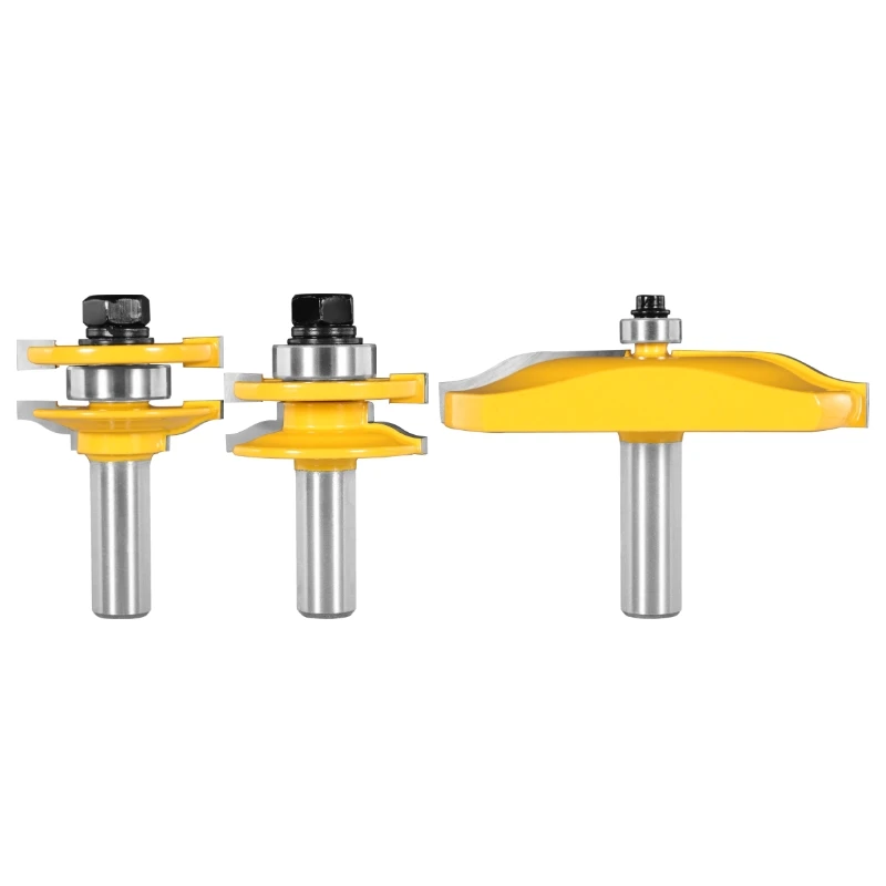 YUSUN Stile&Rail Assembles-Roman Ogee Bit Cove 1-3/4 Router Bit Woodworking Milling Cutter For Wood Bit Face Mill