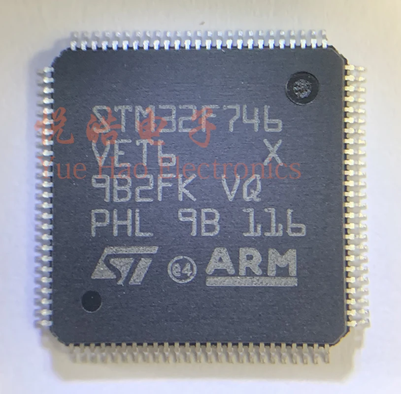 100% Brand New Original STM32F746VET6 STM STM32 STM32F STM32F746 STM32F746V STM32F746VE IC MCU FLASH LQFP-100