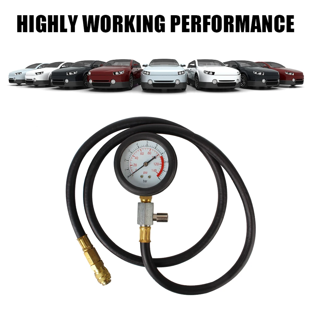 Auto Diagnostics Tools 0~140psi 0~10bar Car Test Set Low Oil Warning Devices Car Accessories Engine Oil Pressure Test Kit