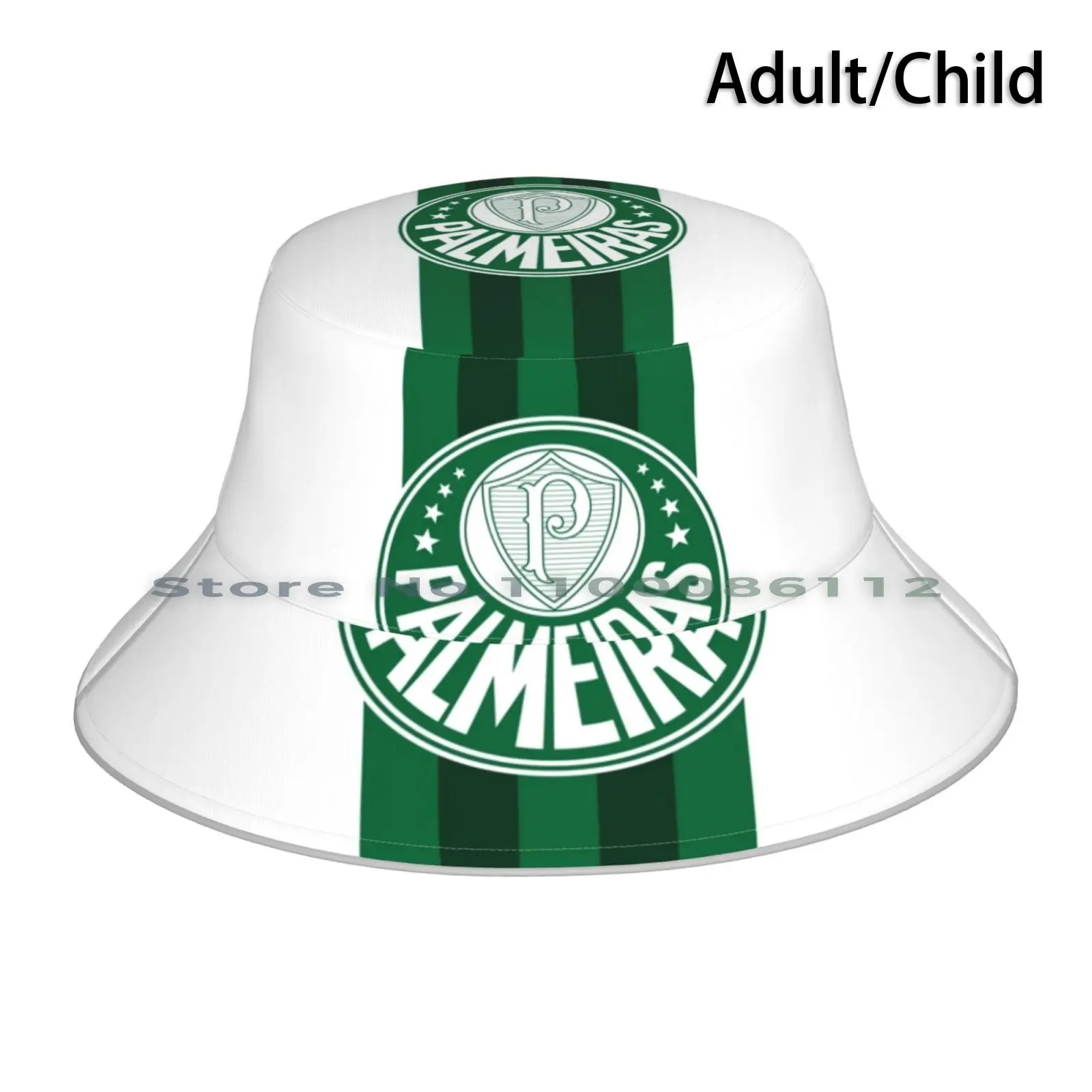 Palmeiras Brasil Torcida Mancha Verde Futbol Bucket Hat Sun Cap Torcida Verde Palmeiras Brasil Brazil Sao Paulo Verdao Torcida