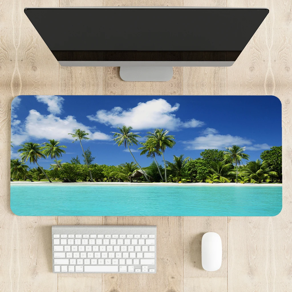 

Oversized Beautiful Pattern Mouse Pad Desk Pad Lovely Anime Cool Ninja Mouse Pad HD Print Computer Gamer Locking Edge Mouse Mats