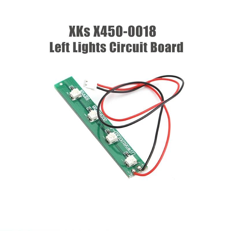 WLtoys XKS X450 RC Glider Plane Spare Parts 0017 Right Light Circuit board 0018 Left Lights Circuit board