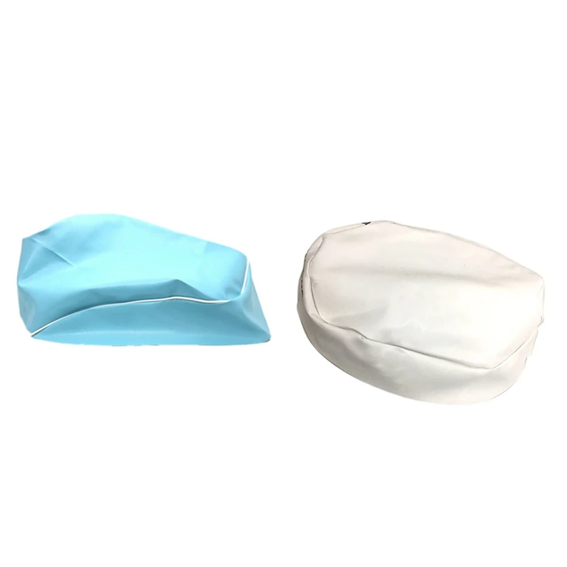 

2 Pcs Motorcycle Seat Cover Imitation LeatherSeat Cover for HONDA DIO AF27/AF28 Motorcycle Modification,Sky Blue & White