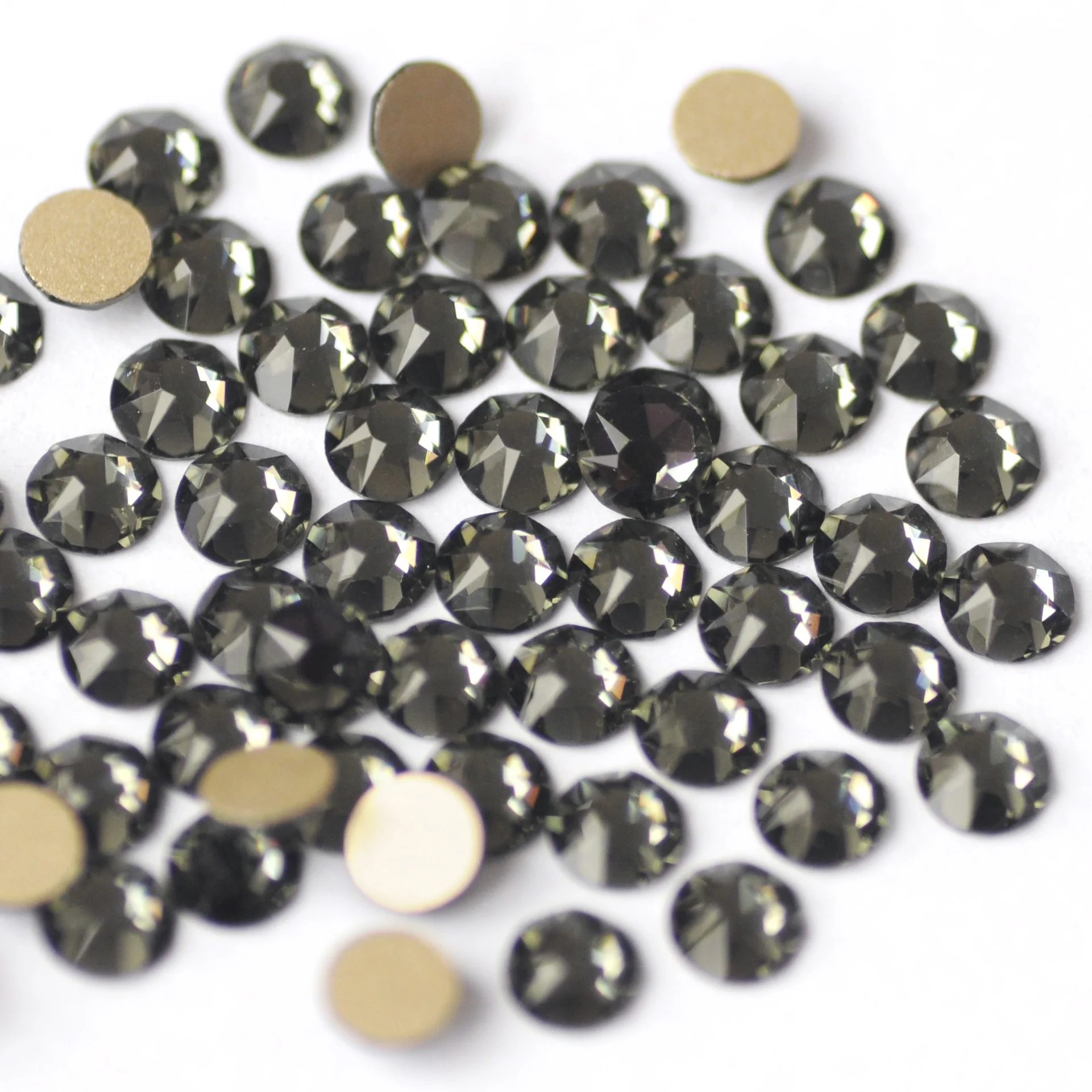 New Black Diamond 2088 Cut Flat Back Nail Art  Rhinestone Non Hotfix for DIY Garment Textil GYM Suit Dress Decoration