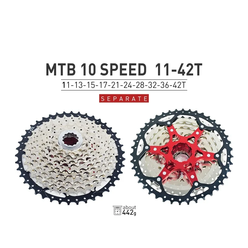 MTB 8 9 10 11 12速カセット ワイドレシオ フリーホイール マウンテン