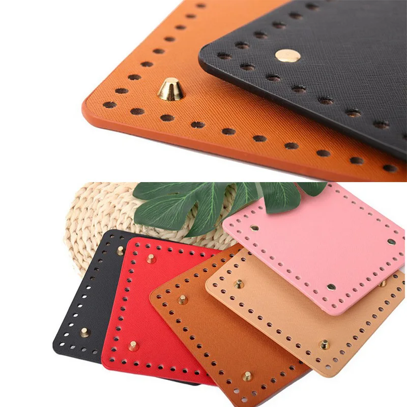 Square Leather Bottom Shaper Bag Cushion Pad For Shoulder Handbag Making DIY  Accessories Rectangular Bottom For Knitting Bag