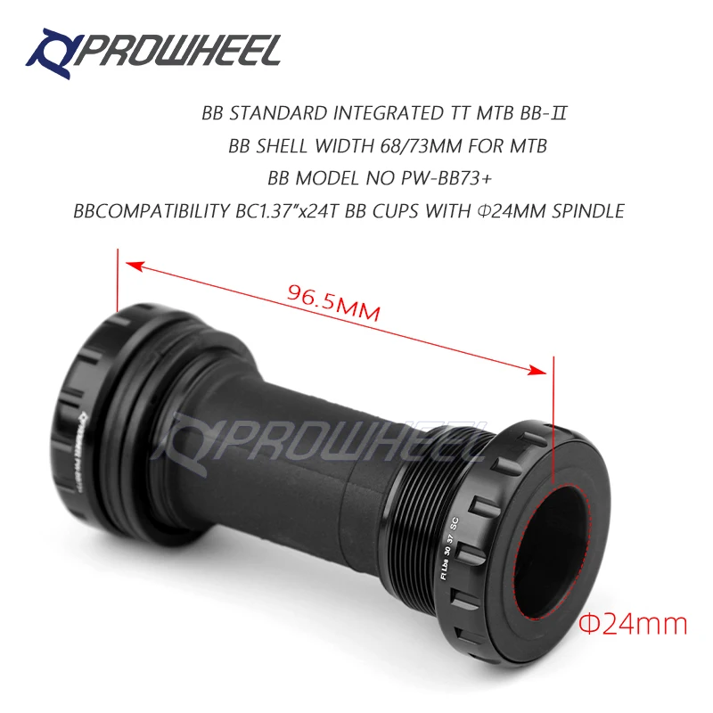 PROWHEEL 104BCD 175mm 170mm Cranks 30/32/34/36/38/40/42/44/46/48/50/52T Sprocket with Bottom Bracket Mountain Bicycle Crankset