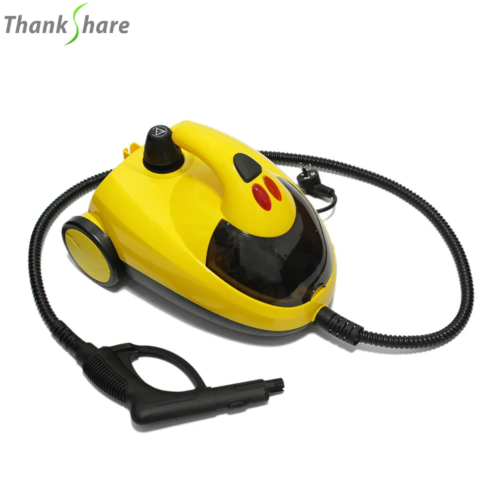 Multifunctional Steam Cleaner 1500W Mobile Cleaning Machine With 900ml Water Tank For Home Kitchen Car Glass 220V