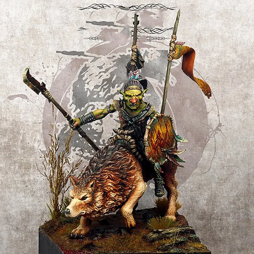 self-assembled New Unassembled 1/32 ancient man stand warrior   Resin Figure Unpainted Model Kit