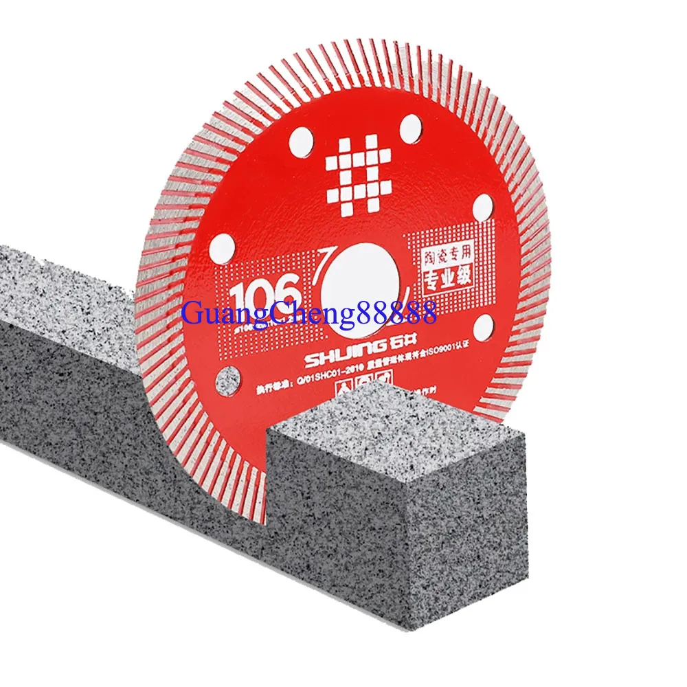 Imagem -05 - Saw Blades For Tile Marble Cutting Machine Angle Grinder Emery Original Saw Shijing 120 Dx1.8tx20h 106 mm 120 mm Pcs