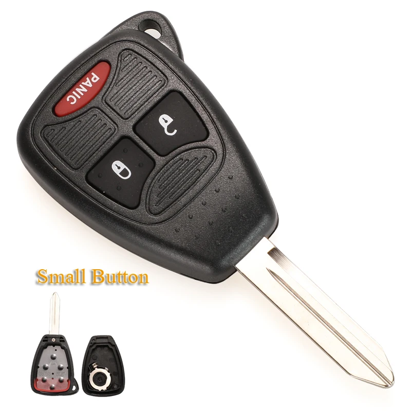 Jingyuqin 2/3/4/5/6 Tasten Fernbedienung Autoschlüsselgehäuse für Dodge Dakota Durango für Jeep Grand Cherokee für Chrysler 300 Aspen