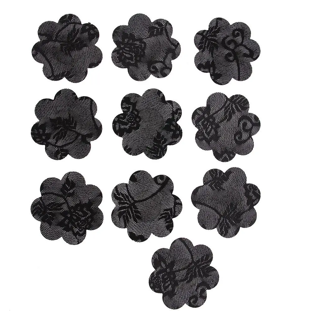 女性のためのセクシーな目に見えないレーステープ,粘着性の胸のステッカー,乳首テープ,アクセサリー,20個