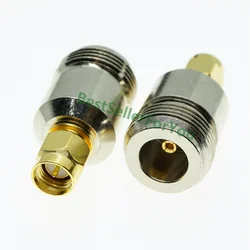 N Female Jack to SMA Male Plug RF WiFi Antenna Coax Adapter Converter Connector