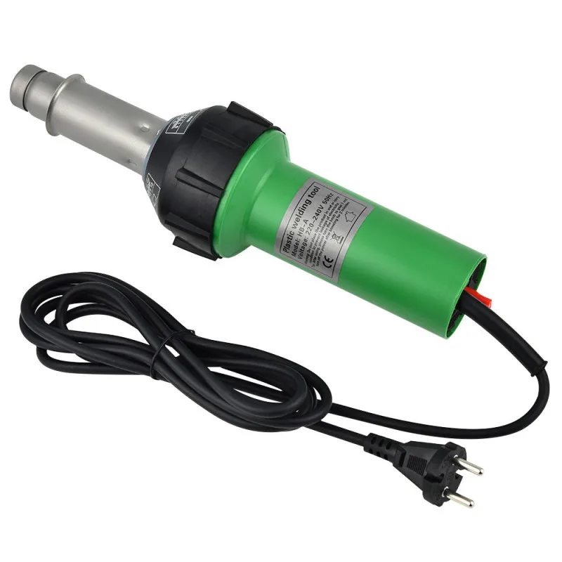 1600W Hot Air Torch Electric Heat Gun Plastic Welding Torch Spot Welding Machine Hand Tool with 6PCS Nozzle Welding Accessories