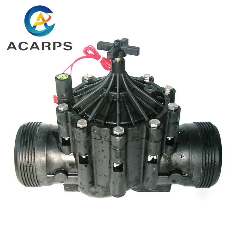 DN100 4inch 24vdc 220vac 24vac Irrigation Garden Flow Control Valve for Irrigation Nylon Material 10bar Flange Connection