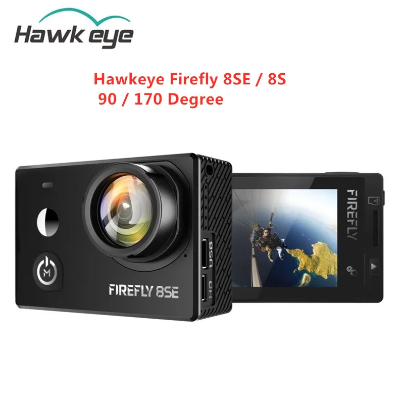 Hawkeye Firefly 8SE / 8S 4K 90 gradi/170 gradi schermo WIFI FPV Action Camera sport Cam registrazione per tiro Drone parte