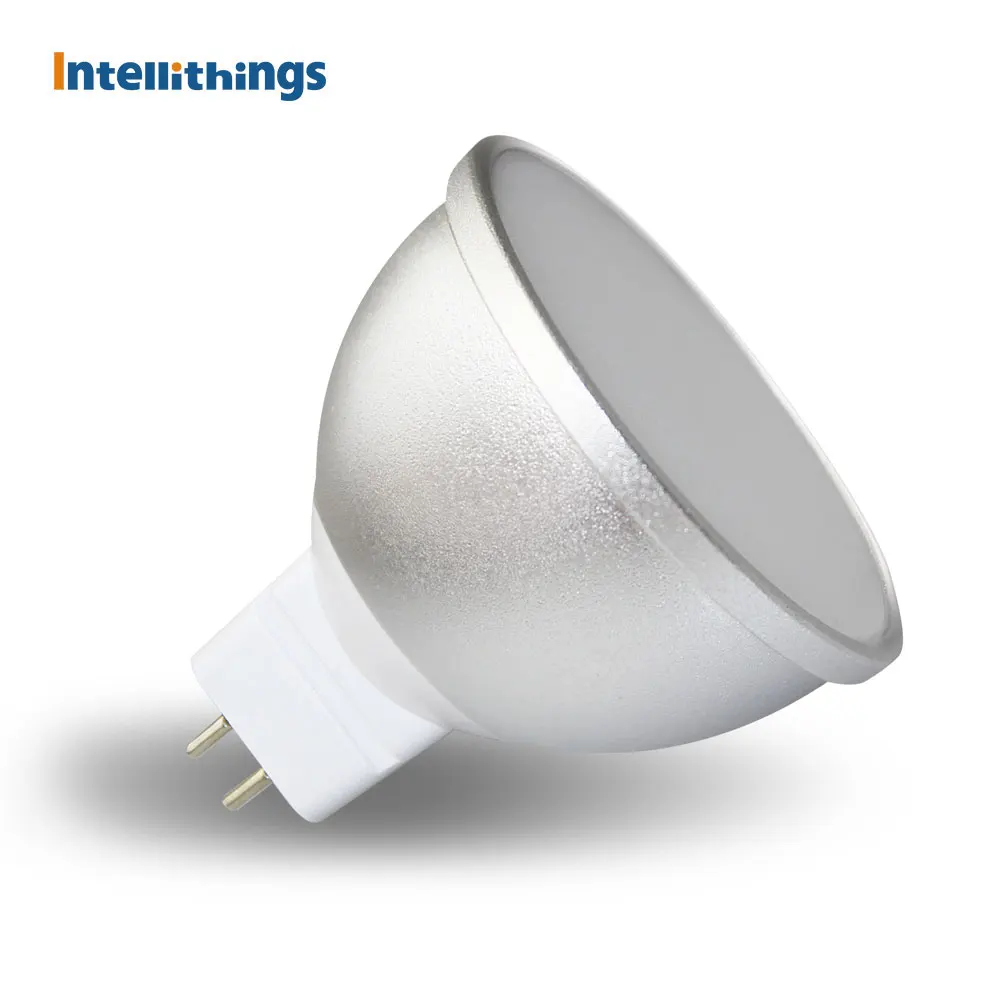 

Intellithings 12V MR16 WIFI Light Bulb RGBCW Voice Timer Dimmer Control Work with Alexa Google Home Automation