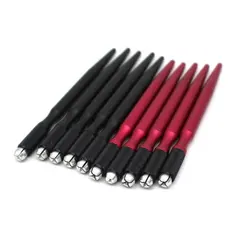 10 pcs Round Flex Needle Lock-Pin Device Manual Permanent Makeup Embroidered Eyebrow Tattoo Pen Tebori Microblading Pen