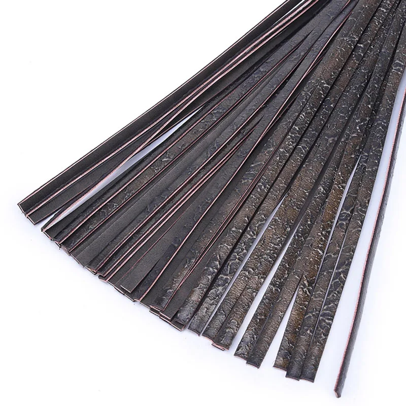Handwork Make Genuine Leather COW LEATHER Whip,Ancient Wooden Round Handle