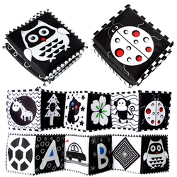 Newborn Baby Crib Toys Visual Development Toys For Babies 0 to 12 Months Black White Bed Bumper Toy Early Learning Infant Toys